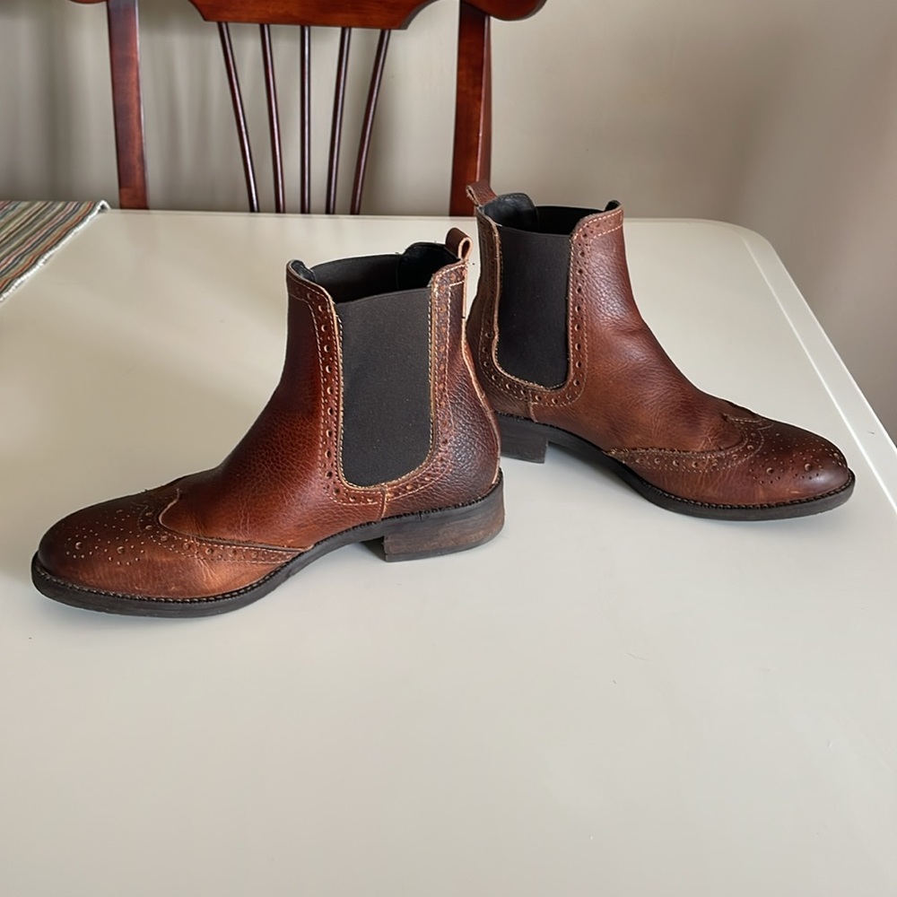 Bull Boxer Chelsea boots.  Leather upper. Sz 37 (6.5-7 US)